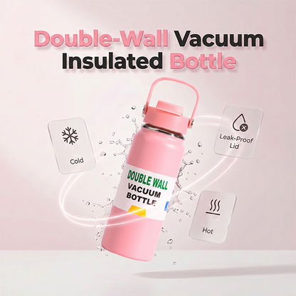 💥Limited Time 49% Off! ❄️Portable heat preservation you can hold! 🔥Premium Stainless Steel Insulated Tumbler