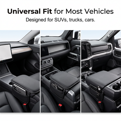 🔥50% OFF NOW🚗Car Center Console Armrest Cover with Side Storage Pockets, Soft Protective Cushion Organizer