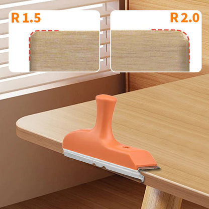 3 in 1 Edge Banding Trimmer for Woodworking🔩Dual-Radius Beveling (R1.5/R2), Stainless Steel Blade, Lightweight, for Wood, Laminate & Veneer