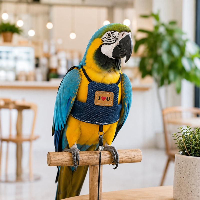 💖Breathable Pet Bird Harness Vest☁️