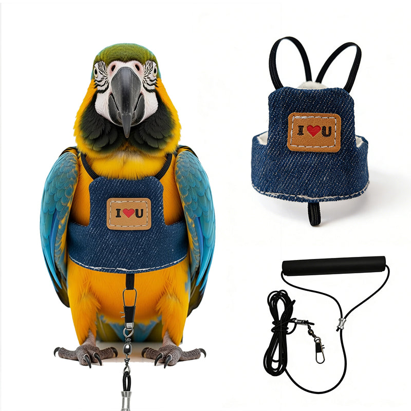 💖Breathable Pet Bird Harness Vest☁️