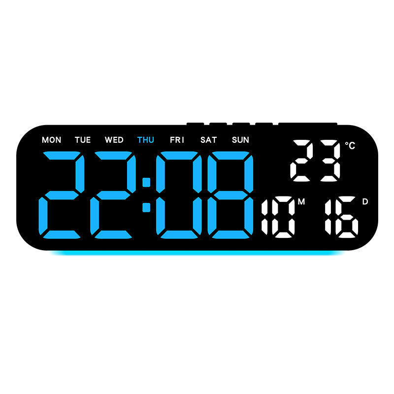⌚️LED Display Digital Alarm Clock with Date Temp Weekday