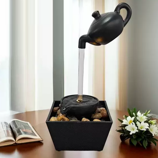 📢📢49% OFF !! ⏰Floating Illusion Teapot Water Fountain Decor