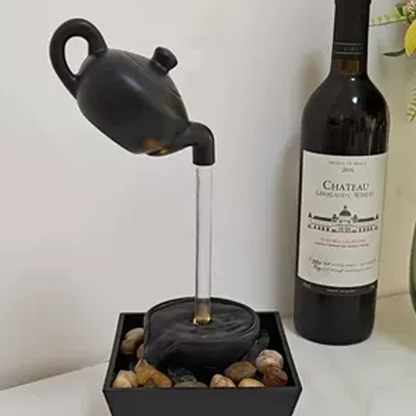 📢📢49% OFF !! ⏰Floating Illusion Teapot Water Fountain Decor