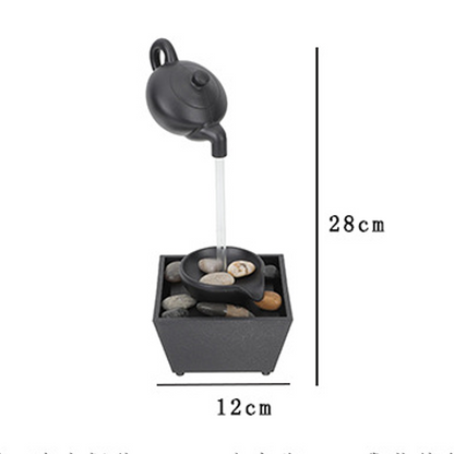 📢📢49% OFF !! ⏰Floating Illusion Teapot Water Fountain Decor