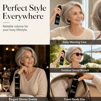 🎉 49% OFF! 🍑 Peach-Scented Volumising & Setting Hair Spray | Lightweight Hold & Bouncy Volume | Long-Lasting Style Without the Heavy Feel ✨