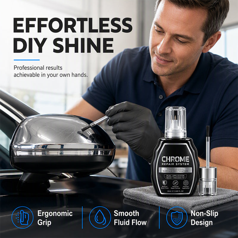 ✨🚗 Chrome Repair & Touch-Up Pen – Silver Finish Restorer for Worn Automotive Trim