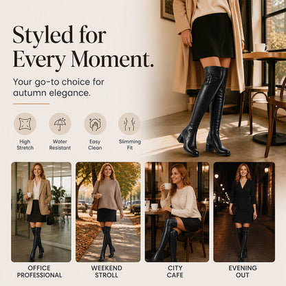Women's Warm Elastic Over-the-Knee Boots
