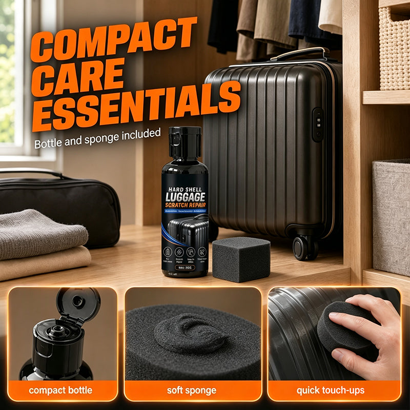🧳 Hard-Shell Luggage Polish | Scuff Care