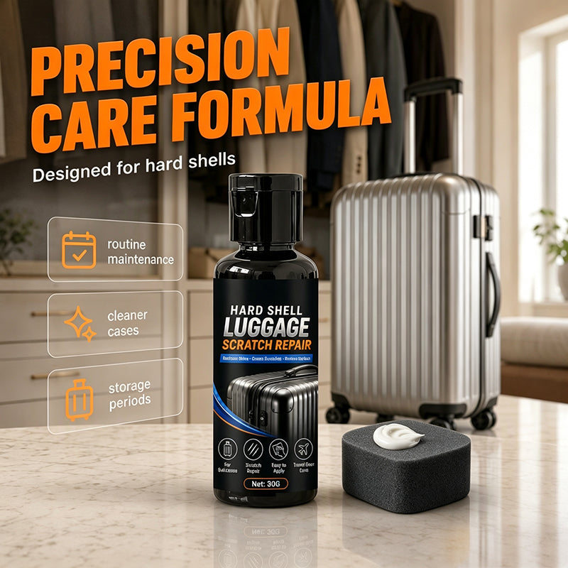 🧳 Hard-Shell Luggage Polish | Scuff Care