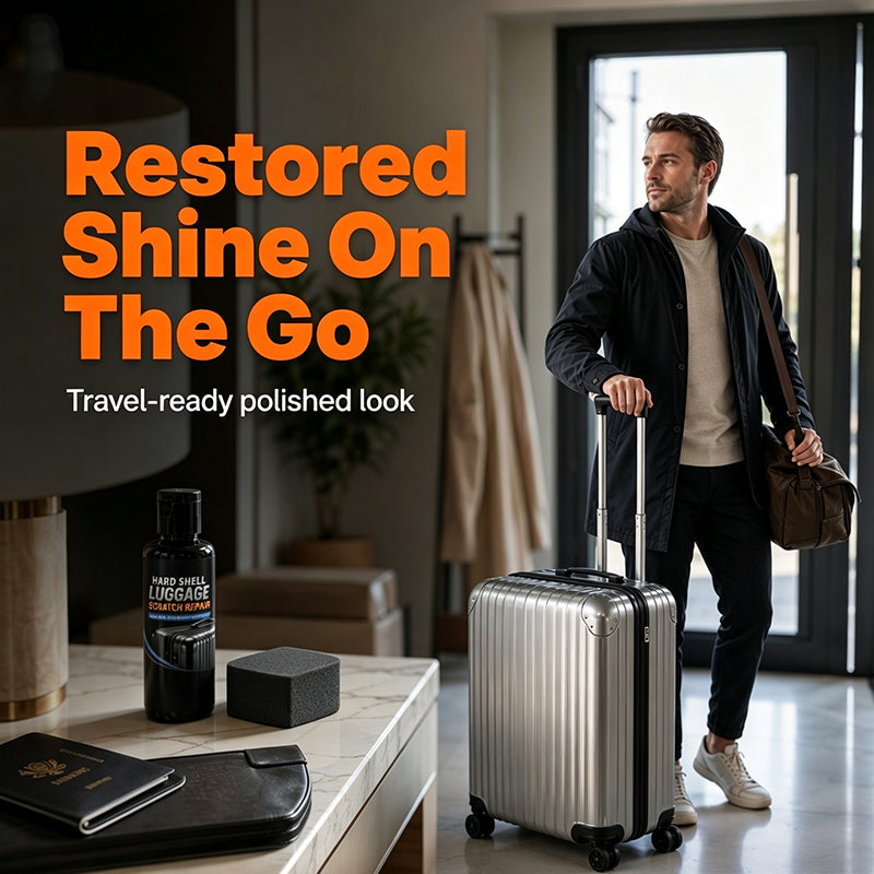 🧳 Hard-Shell Luggage Polish | Scuff Care