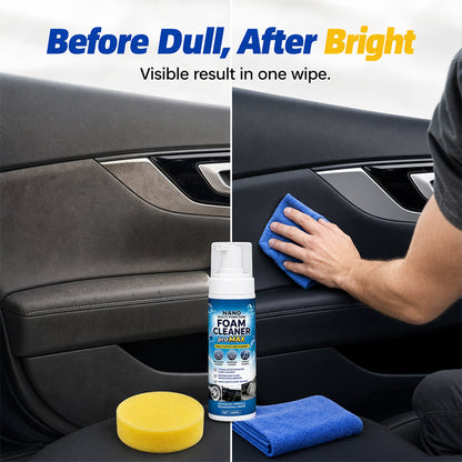 🫧🚘 Car Interior Cleaning Foam 150ml – Quick Care for Seats, Panels & Trim