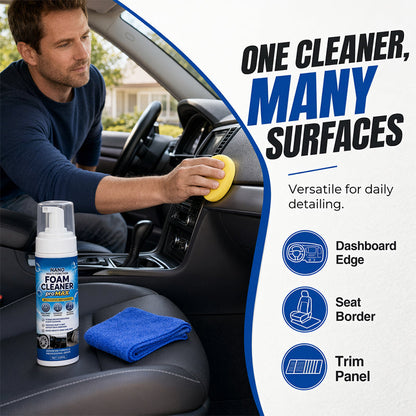 🫧🚘 Car Interior Cleaning Foam 150ml – Quick Care for Seats, Panels & Trim