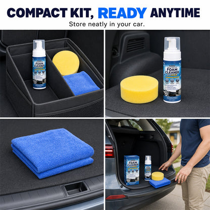 🫧🚘 Car Interior Cleaning Foam 150ml – Quick Care for Seats, Panels & Trim