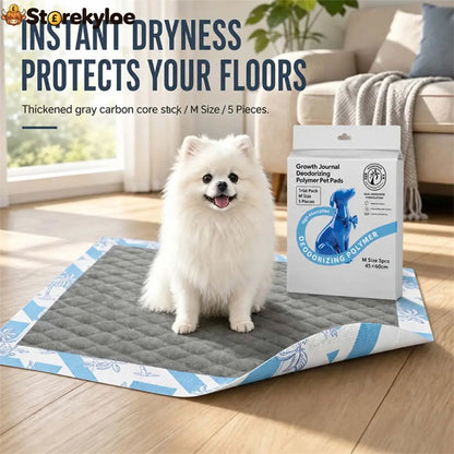 🐾🖤 Thickened Charcoal Pet Pee Pads – Fast Absorbing & Odor-Control Design - Pets