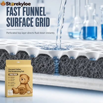 🐾🖤 Thickened Charcoal Pet Pee Pads – Fast Absorbing & Odor-Control Design - Pets