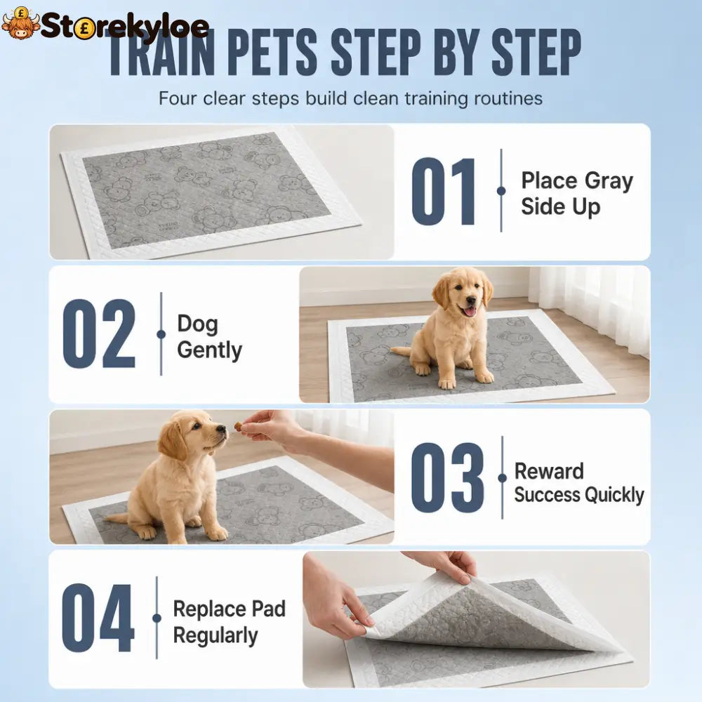 🐾🖤 Thickened Charcoal Pet Pee Pads – Fast Absorbing & Odor-Control Design - Pets